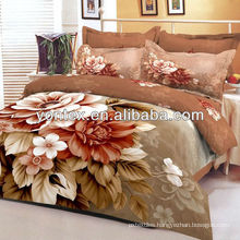 rose printed bedding set/3D flower printed bedding set